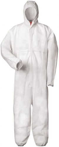 The multifunctional protective suit is suitable for the use of chemicals, dusk, nuclear particles, anti-static protection category III, type 5 and 6 w