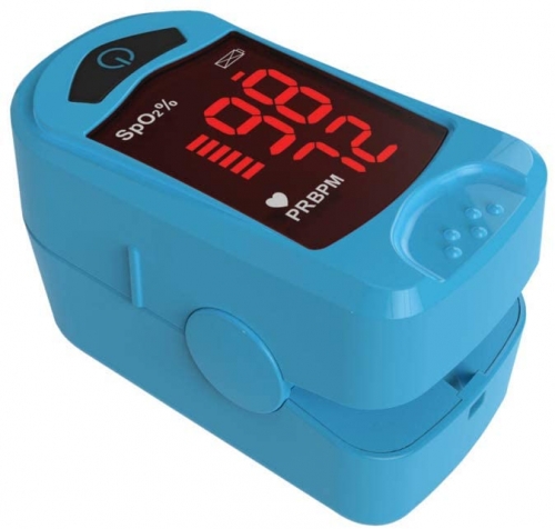 Carex finger pulse oximeter oxygen saturation monitor – pulse Oxford fingertip o2 monitor for * and adults – with lanyard