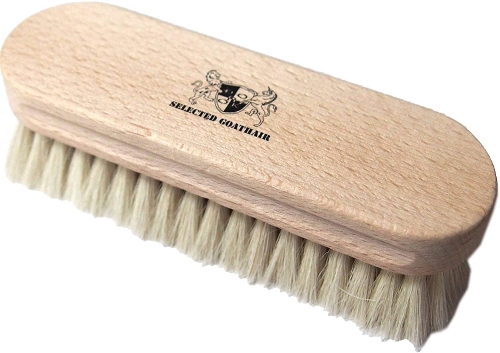 Kondo DONOK German-made shoe brush natural horsehair selected horsehair brush series goat ホワイト Mサイズ Mサイズ selected goathair brush