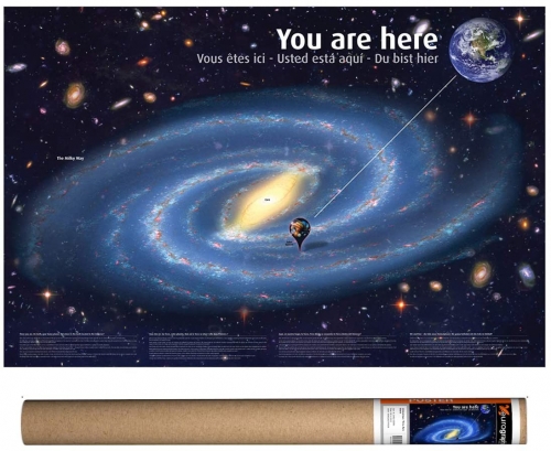 Universe: You are here-Galaxy Space Science Poster 36 x 24 inch 2450-0283