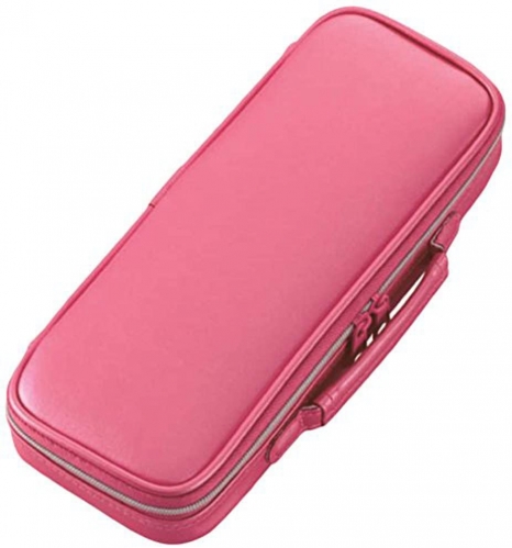 Raymay Fujii Stationery Box Top Lining Synthetic Leather/Leather Synthetic Leather Pink