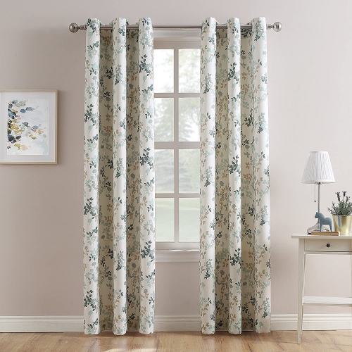 SUN ZERO NO. 918 roelyn floral print casual texture curtain fabric